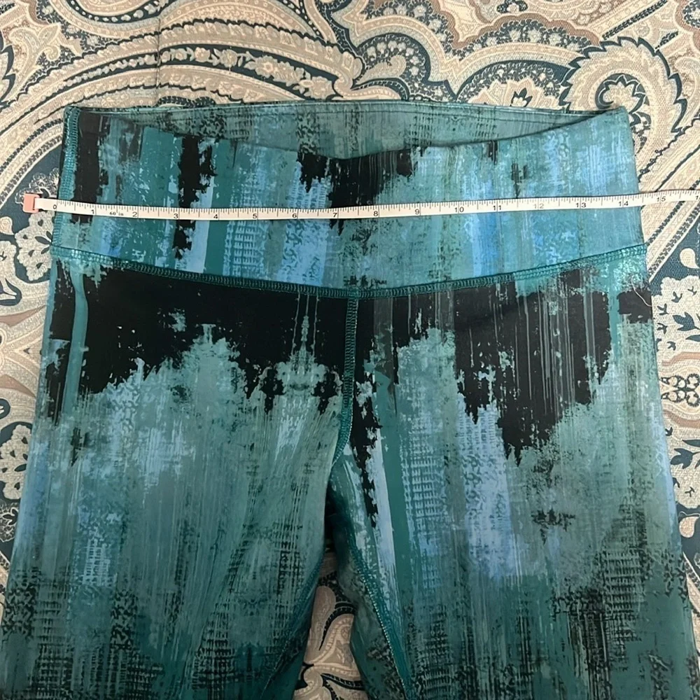 Alo Yoga Airbrush Leggings Deep Teal Desert (Size M)